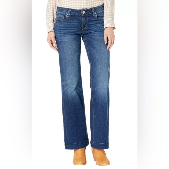 Ariat Jeans Womens 38 x 33 Blue Mid Rise Joanna Ultra Stretch Denim Trousers NWT - Picture 1 of 14